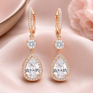 Crystal Teardrop Earrings